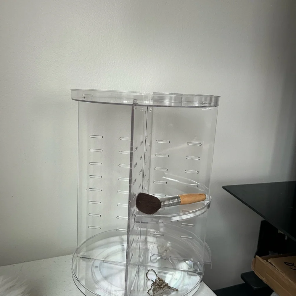 Clear Rotating Makeup Organizer new large